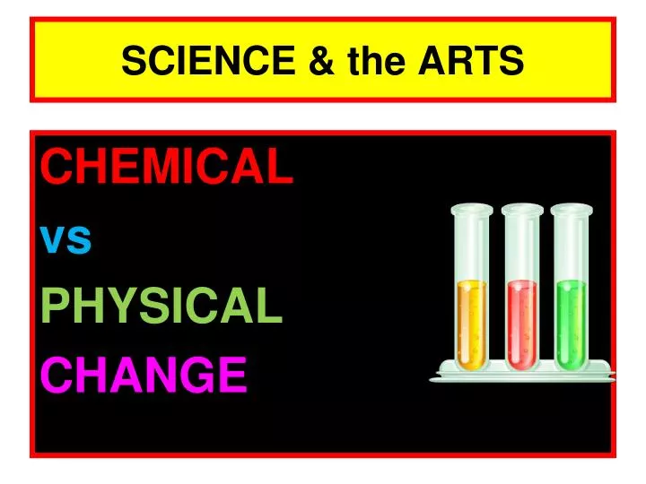 science the arts