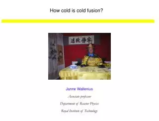 How cold is cold fusion?