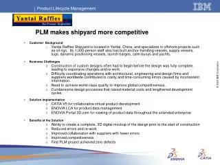 PLM makes shipyard more competitive