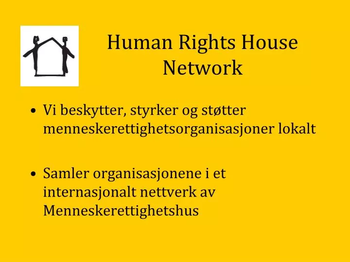 human rights house network
