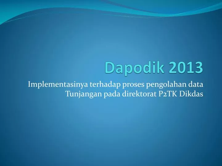 dapodik 2013