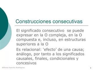 construcciones consecutivas