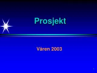 prosjekt