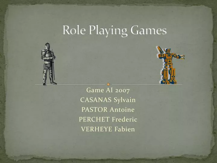 role playing games