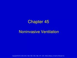 Chapter 45 Noninvasive Ventilation