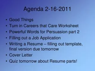 Agenda 2-16-2011