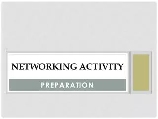 networking activity