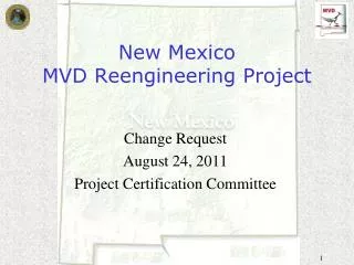 New Mexico MVD Reengineering Project