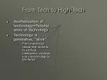 From Tech to High-Tech - slide 1
