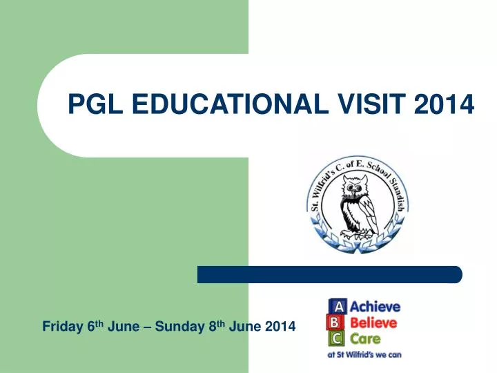 pgl educational visit 2014