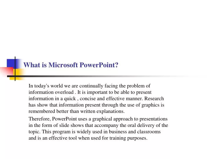 what is microsoft powerpoint