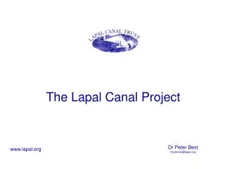 The Lapal Canal Project
