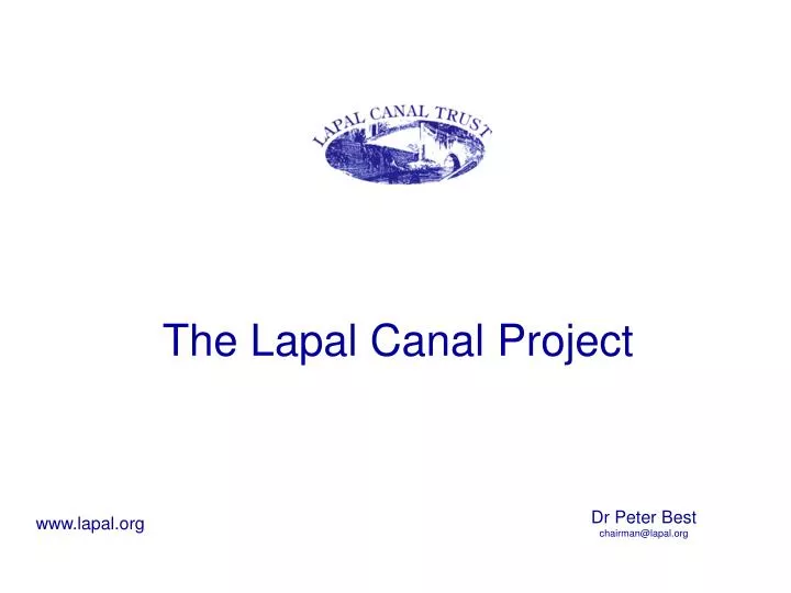 the lapal canal project