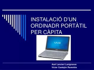 instalaci d un ordinadr port til per c pita