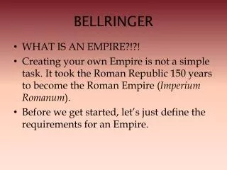 BELLRINGER