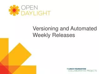 Versioning and Automated Weekly Releases