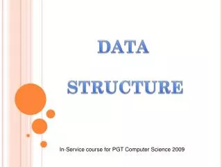 DATA STRUCTURE