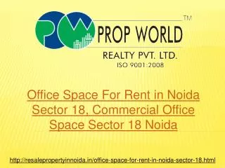 Office Space For Rent in Noida Sector 18, Commercial Office