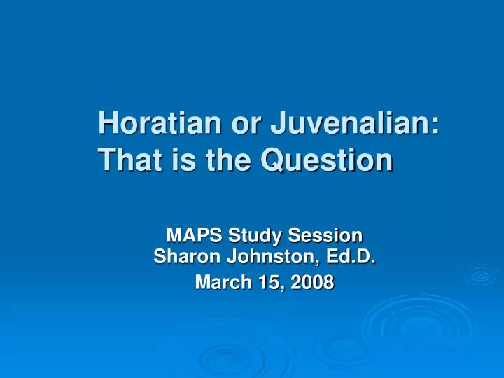 maps study session sharon johnston ed d march 15 2008