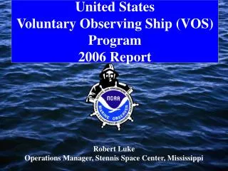 United States Voluntary Observing Ship (VOS) Program 2006 Report