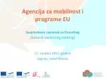 Agencija za mobilnost i programe EU - slide 1