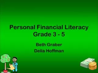 Personal Financial Literacy Grade 3 - 5