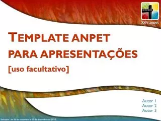 template anpet para apresenta es