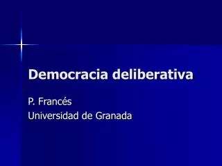 democracia deliberativa