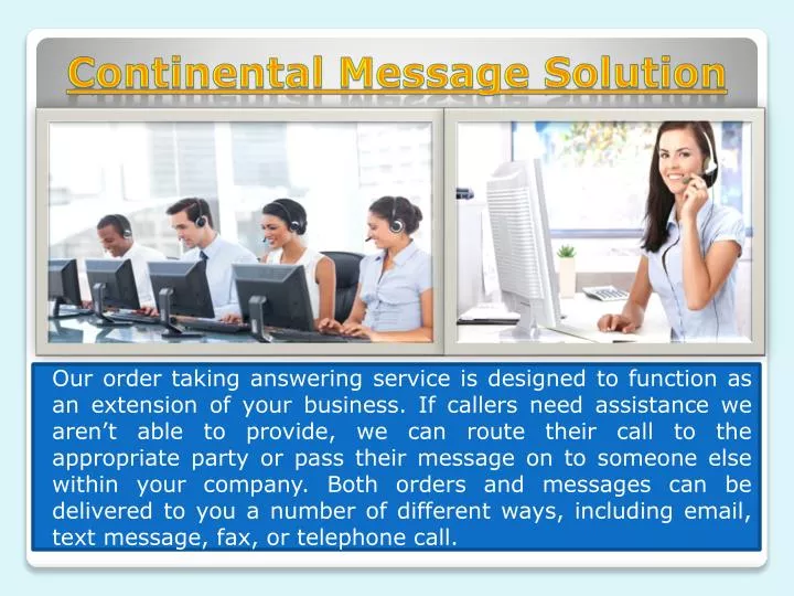 continental message solution