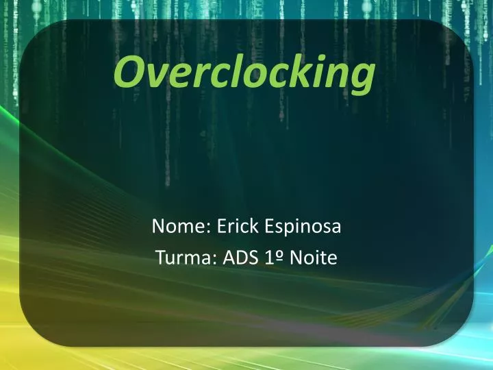 overclocking