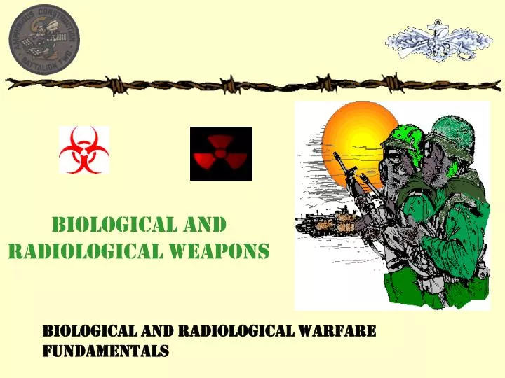 biological and radiological weapons