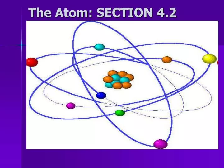 the atom section 4 2