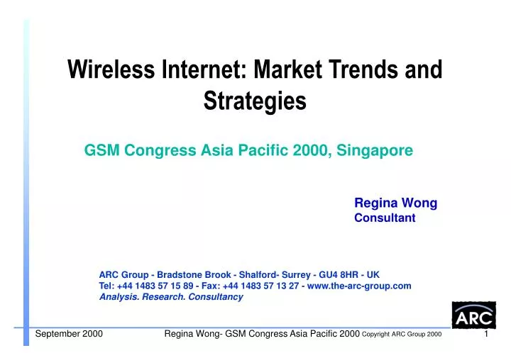 wireless internet market trends and strategies
