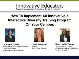 How To Implement An Innovative &amp; Interactive Diversity Training Program On Your Campus