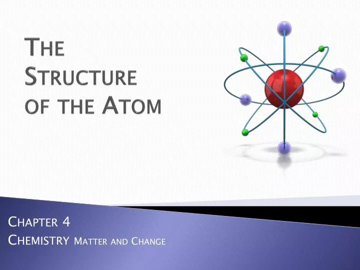 the structure of the atom