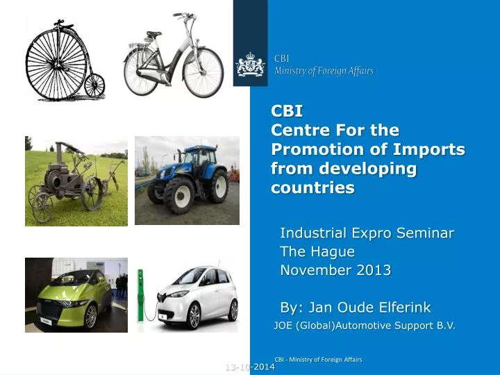 cbi centre for the promotion of imports from developing countries