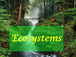 Ecosystems