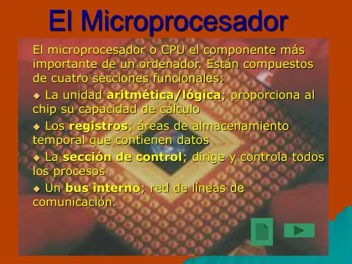 el microprocesador