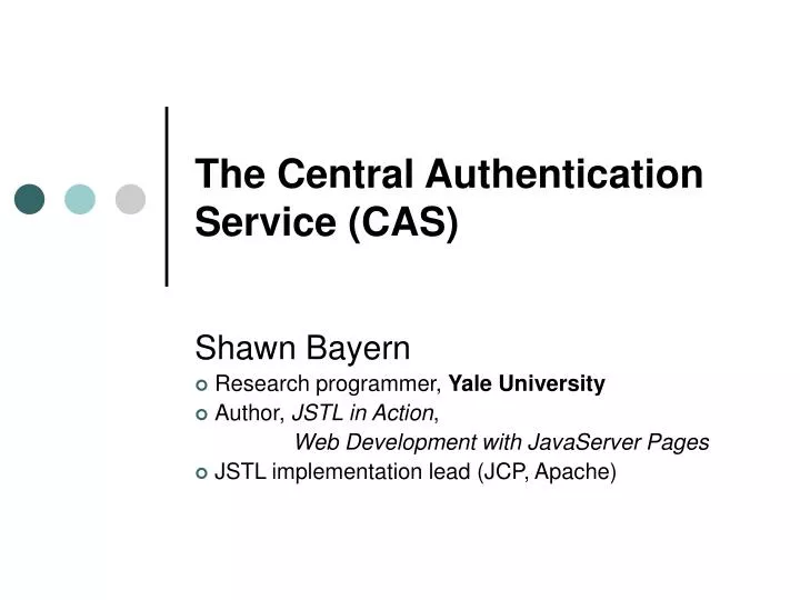 the central authentication service cas