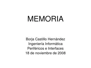 memoria
