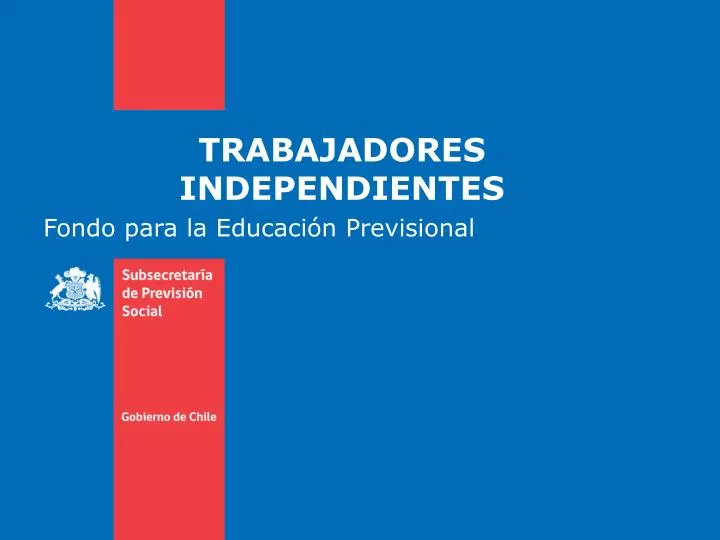 trabajadores independientes