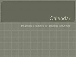 calendar