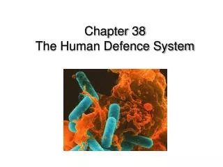 Chapter 38 The Human Defence System