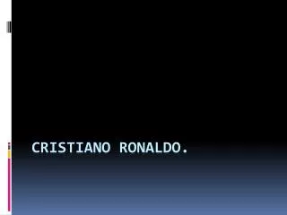 cristiano ronaldo