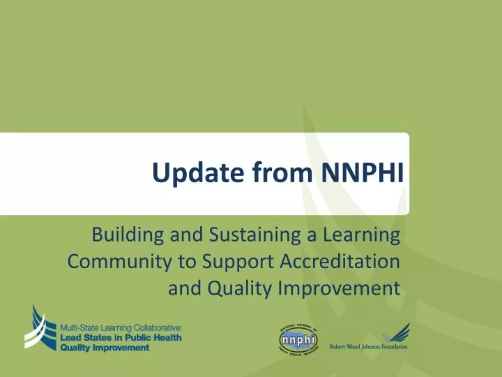 update from nnphi
