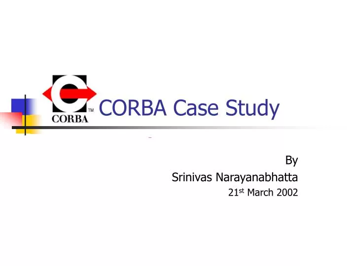 corba case study