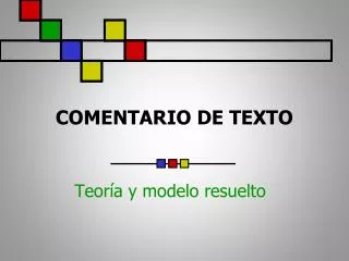 comentario de texto