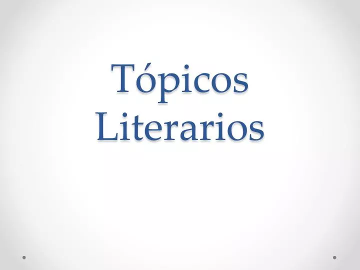 t picos literarios