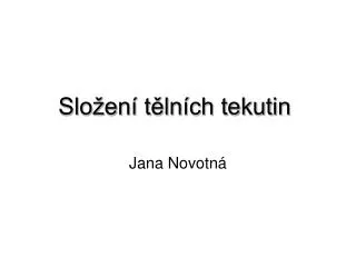 slo en t ln ch tekutin