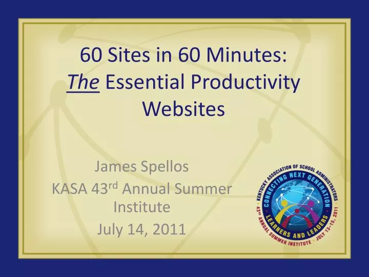 60 sites in 60 minutes the essential productivity websites